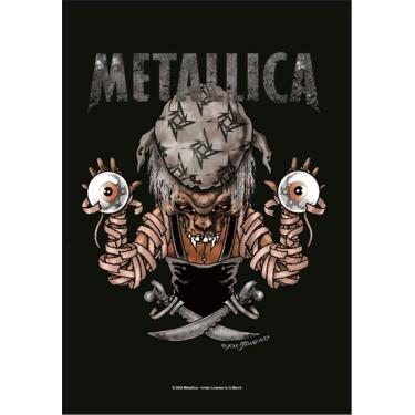 Imagem de Bioworld Pôster Metallica Pushead #18 Bandeira Rock Música Sala de estar Desenho animado Indoor Sem moldura Polida