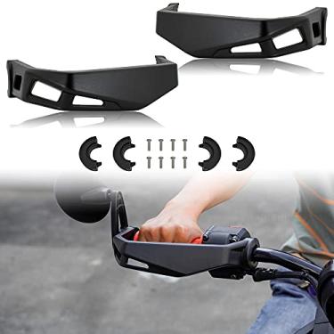 Imagem de SAUTVS Kit de protetores de mão de alumínio preto para acessórios Can-Am Ryker (2 peças, substitui #219400998)