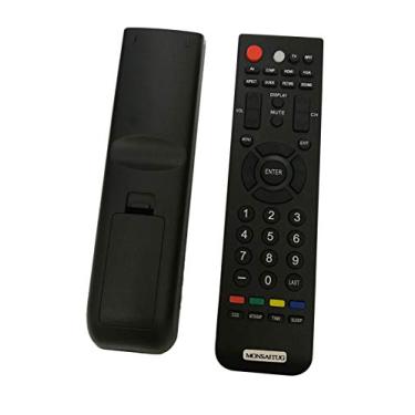 Imagem de MONSIATUG Controle remoto de substituição para Emerson TV EN-31201EM LTDN42V68US; Hisense F46V89C F55V89C LHDN32V66AUS LHD37V87US LTDN39V77US LTDN40V87US; Nexus EN-31201N LCD HDTV