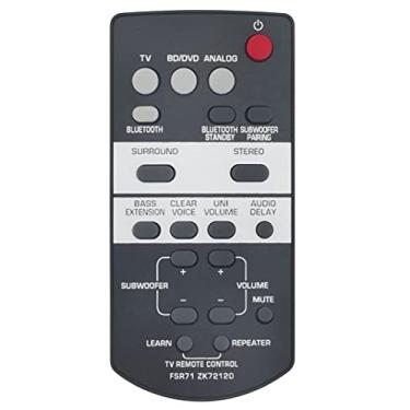 Imagem de Controle remoto substituído compatível com Yamaha Soundbar Home Theater YAS-1080 YAS1080 YAS-108 YAS-103 YAS 105 YAS-106 YAS-107 YAS-203 YAS-207 ATS-1080 ATS-1070 ATS-1030 ATS-105 0 ATS-1050BL ATS-1050-R ATS-1060