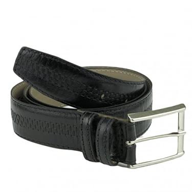 Imagem de Cinto Masculino de Couro Fasolo Trisse Preto - 115