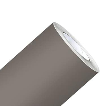 Imagem de Vinil Adesivo Bege Taupe Fendi Fosco Nude Papel de Parede 4m