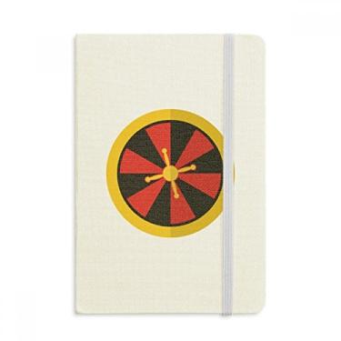 Imagem de Caderno de ilustração de elemento toca-discos de cassino, capa dura oficial, diário clássico