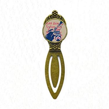 Imagem de Marcador de livro retrô com estampa de rabiscos para instrumento musical de guitarra