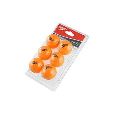 Imagem de Speedo De Ping Pong, Combo Ball 6 Bolas Unissex, Laranja (Orange), Único