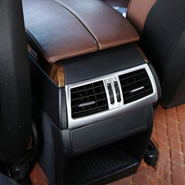Imagem de JIERS Para BMW X5 X6 E70 E71 2008-2013, acessórios de acabamento de moldura de ventilação traseira de carro ABS
