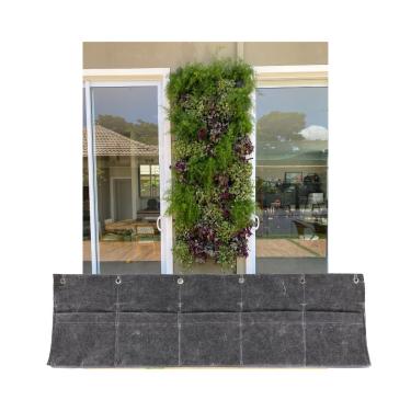 Imagem de GEOGARDEN Módulo Para Jardim Vertical Natural com 5 Bolsos, Jardim Suspenso, Muro Verde