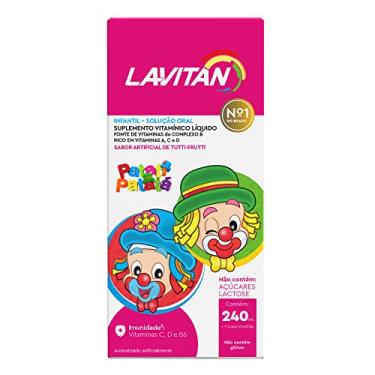 Imagem de LAVITAN Vitamina Infantil Solução Oral Tutti Frutti Rosa Lavitan 240 Ml