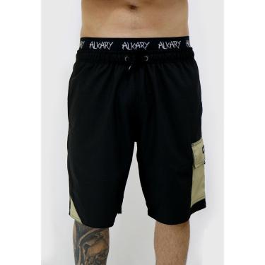 Imagem de Shorts Elástico Alkary Cargo  e Bege-Masculino