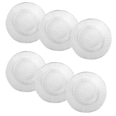 Imagem de Conjunto Pratos Rasos Duralex Primavera Nadir 6 Unidades