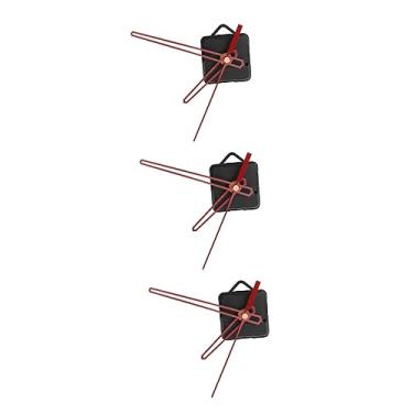 Imagem de OSALADI 3 Pecas Kits Caseiros Kits Ocos Kit Stropping Movimento Quartzo Kits De Motores Peças De Reposição De Relógio Material De Trabalho Manual De Relógio Sem Relógio De Parede