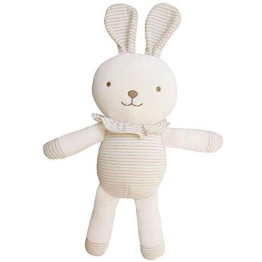Imagem de Algodão orgânico Baby First Friend (Olá! Little Bunny) Boneca de fixação para o bebê