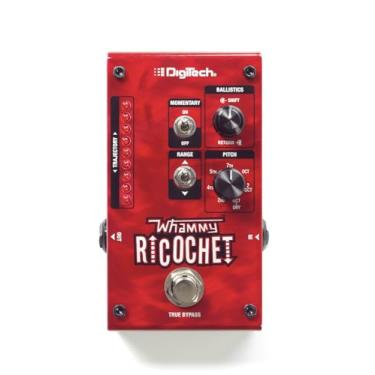 Imagem de DigiTech Pedal de efeito de guitarra acústica Mini Pitch, vermelho (Whammy Ricochet)