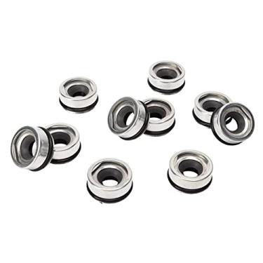 Imagem de Vedações do Eixo do Compressor CA, Kit de Vedações de óleo do Eixo do Compressor do Ar Condicionado do Carro de 10 Peças para Compressor 507 CA, Acessórios do Compressor CA de Borracha