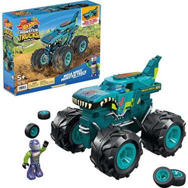 Imagem de Conjunto de construção Mega Wrex Monster Truck, 187 peças, Micro Figure Driver — presente de brinquedo, maiores de 5 anos