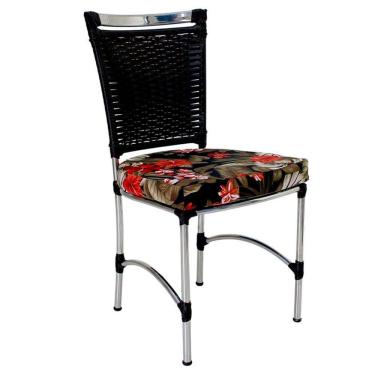 Imagem de Cadeira em Alumínio e Fibra Sintética JK Cozinha Edícula