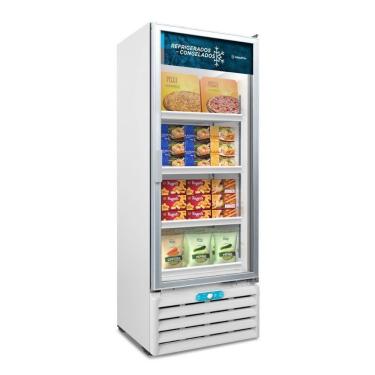 Imagem de Freezer Conservador Vertical 220v Dupla Ação Porta De Vidro 490 Litros Vf55al - Metalfrio 220v