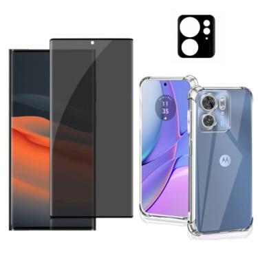 Imagem de Kit Capa, Privacidade e Pl Câmera Para Moto Edge 40 Neo