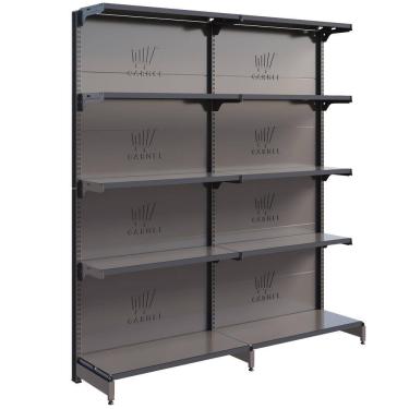 Imagem de Gôndola Fit 40 Parede 1 Inicial E 1 Continuação 2,02m Farmácia Comercio - Amapá