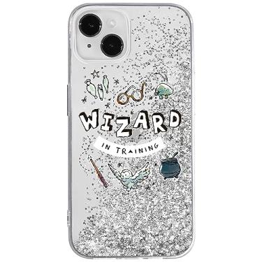 Imagem de ERT GROUP Capa de celular para Apple iPhone 14 Plus original e oficialmente licenciada padrão Harry Potter 242 perfeitamente adaptada à forma do celular com transbordamento de glitter