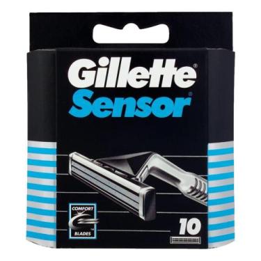 Imagem de Gillette Sensor Recargas De Lâmina De Barbear  - 10 Unidades - Importa
