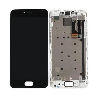 Imagem de SHOWGOOD para Meizu Pro 6 M570M M570C M570Q Tela LCD + moldura digitalizadora de painel sensível ao toque para peças de reposição de LCD Meizu Pro 6 (moldura branca Pro 6s)