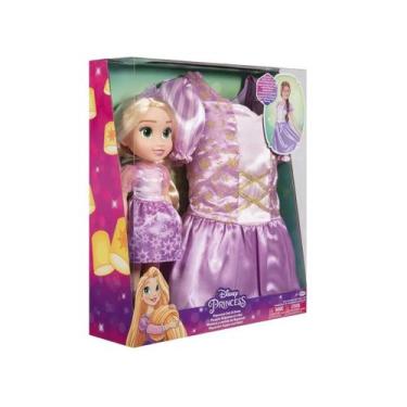 Imagem de Boneca Princesas Disney Com Fantasia Infantil Multikids
