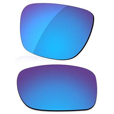 Imagem de LenzReborn Lente polarizada de substituição para óculos de sol RayBan RB4202-55 - azul gelo - espelhado polarizado