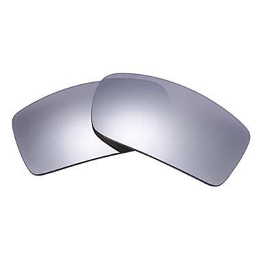 Imagem de Lentes polarizadas intercambiáveis de substituição para óculos de sol Oakley Gascan armação de óculos de sol (titânio), Titânio, Gascan