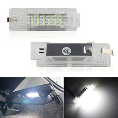 Imagem de Apmatauto Compartimento de porta-malas de LED para porta-malas luz interior lâmpada compatível com VW Golf Jetta Passat CC B6 B7 Sharan Caddy fonte de iluminação AutoTail -6000K branco, 2 peças