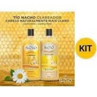Imagem de Kit Shampoo + Cond Tio Nacho Clareador - Antiqueda - Genomma