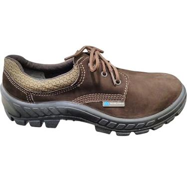 Imagem de Sapato Nobuck Amarrar 50S29V-BP Marluvas CA 47077 Bico Plástico (Marrom, 44)