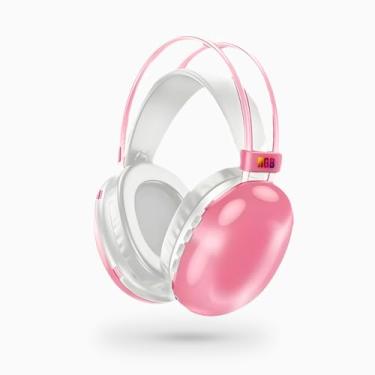 Imagem de Fone De Ouvido Sem Fio Bluetooth V5.3 Com LED(Rosa)