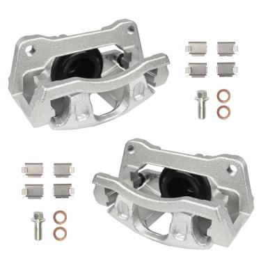 Imagem de KUSATEC 18B5044 18B5045 Front Disc Brake Caliper with Bracket fit for 07-12 Liberty Wrangler;Chrysler Town&Country;Dodge Grand Caravan Nitro;Ram C/V;Volkswagen Routan, Both Driver Passenger Side