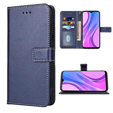 Imagem de FDCWTSH Compatível com Xiaomi Redmi 9 Capa carteira alça de pulso cordão couro flip capa suporte suporte acessórios celulares capas de telefone para Xiami Xiomis Xiome Redmi9 Prime Poco M2 mulheres