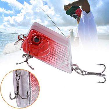 Imagem de Isca de pesca quadrada, isca de pesca simuladora de pesca artificial para lagos de rio, água doce (nº 4)