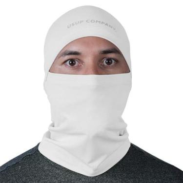 Imagem de Balaclava USUP Motociclista Touca Ninja Moto Frio Termica, Branco, Uni