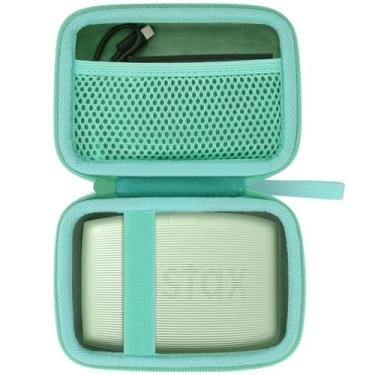 Imagem de co2CREA Capa rígida de viagem para Fujifilm Instax Mini Link 3/2/1 (verde salvia)