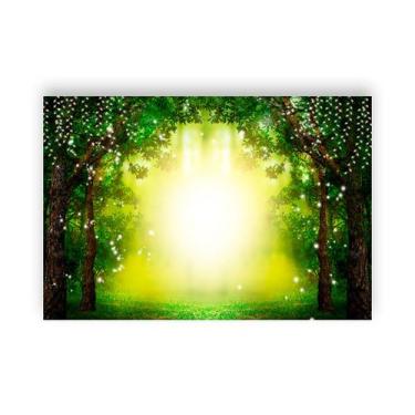 Imagem de Fundo Fotográfico 2,20 x 1,50 - Floresta Efeito Iluminada 007 - Via Co