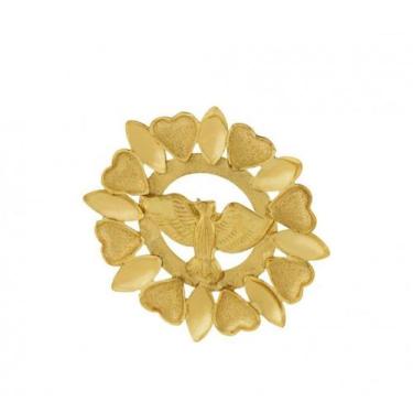 Imagem de Pingente De Ouro 18k Mandala Espirito Santo - Elegancy Joias