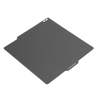 Imagem de Folha de PEI Texturizada Dupla, Folha de Placa PEI Texturizada de Dupla Face Placa de Construção de Aço de Mola Flexível Preta para Bambu X1C P1P Dupla, Plataformas de Impressora