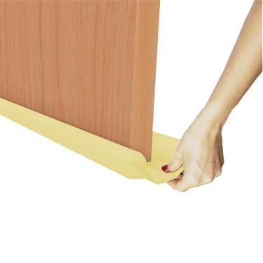 Imagem de Protetor Rolinho Veda Porta Inseto Chuva Marrom Claro 100cm - Comfort 