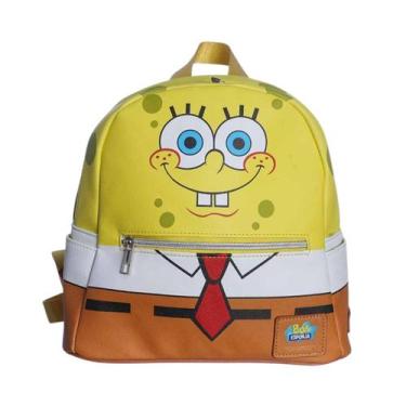 Imagem de Mochila Infantil Bob Esponja Criança Mini Menino Menina Escola Passeio