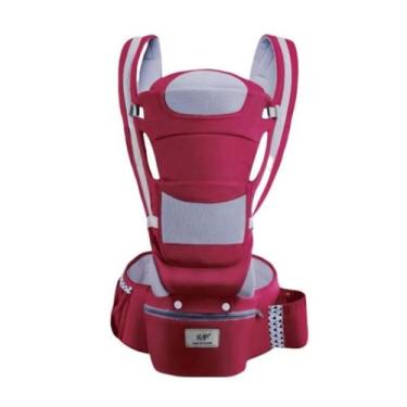Imagem de Bolsa Canguru Confortável Seguro Apoio Ergonômico Prática - TIME, Verm