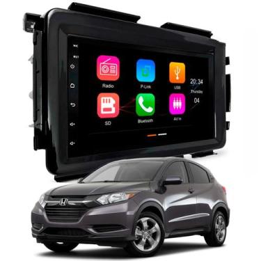 Imagem de Central Multimídia 7 Polegadas MP5/BT CarPlay Android Auto + Moldura B