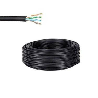 Imagem de Cabo 50 Metros para Rede Internet alarme ou CFTV - Preto - Infinity