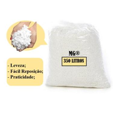Imagem de Flocos de Isopor para Concreto Leve e enchimento de puffs (350 Litros)