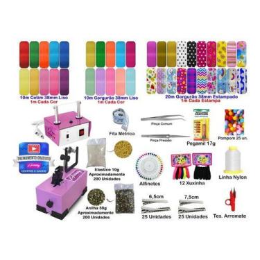 Imagem de Maquina De Fazer Laço E Cortar Fita Pinça Bico De Pato - K18 - Artmaq