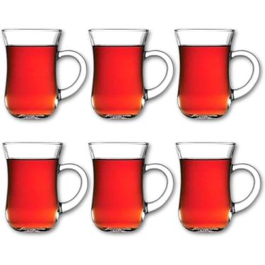 Imagem de Jogo De Canecas Pasabahçe Transparente No Voltagev