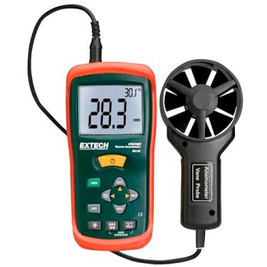Imagem de Extech Mini anemômetro térmico à prova d'água, AN100, Padrão, CFM/CMM Thermo-Anemometer